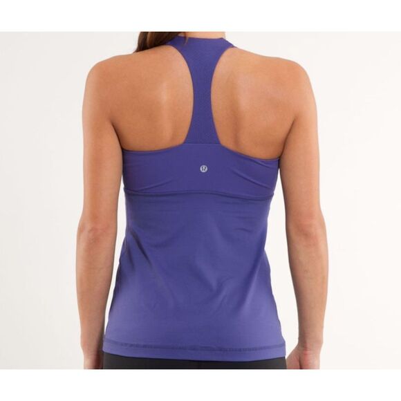 Lululemon Deep Breath Crossover Front Racerback Tank *luxtreme Size 4 - Picture 2 of 4
